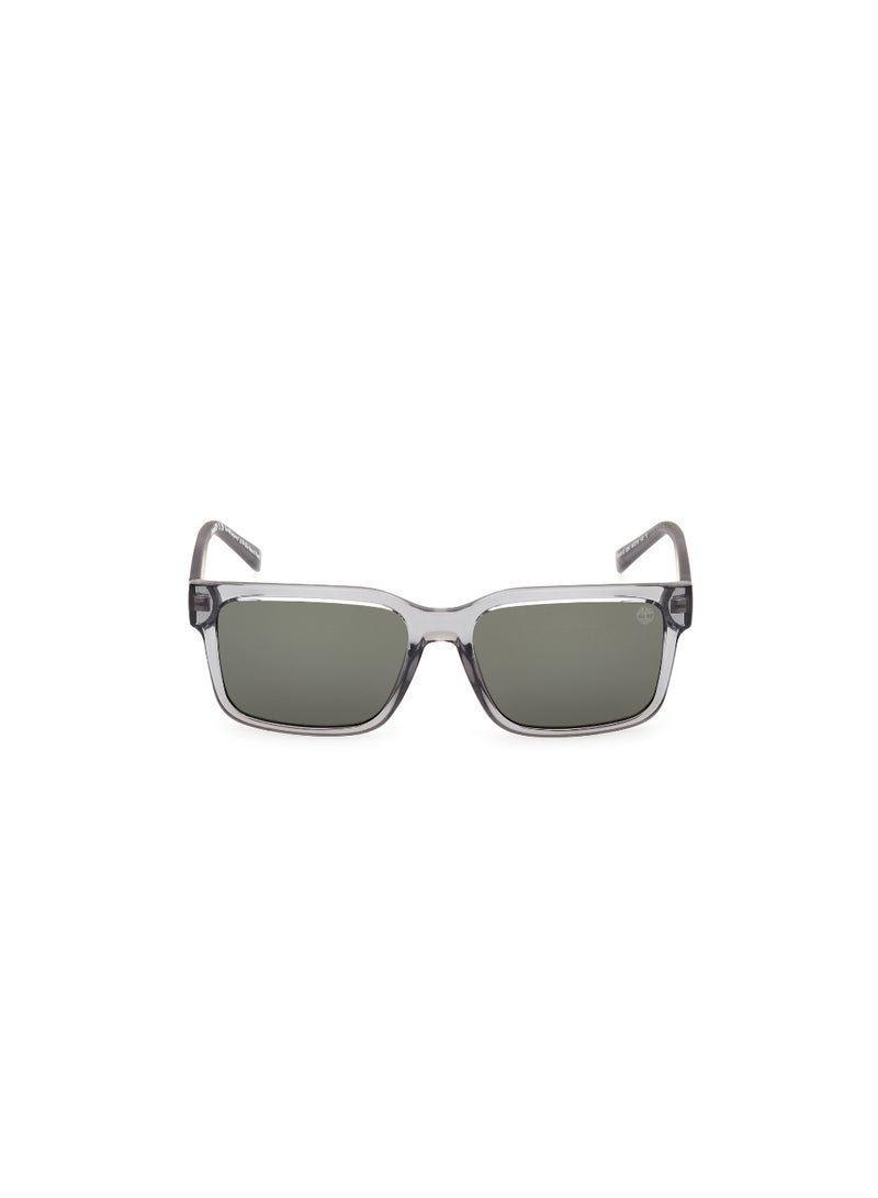 Timberland Boys Rectangular Shape  Sunglasses TB0001220N54 Lens Size: 54 Millimeter - Shiny Grey - Image 2